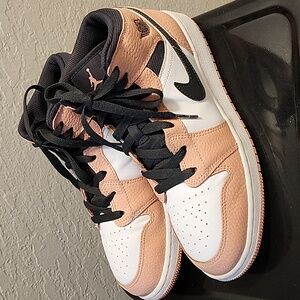 Nike Air Jordan 1 Mid Pink Shoes
